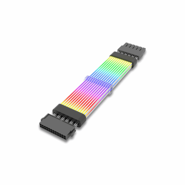 DarkFlash LG01 Light Glow Series 24-PIN ARGB PSU Extension Cable - Image 2