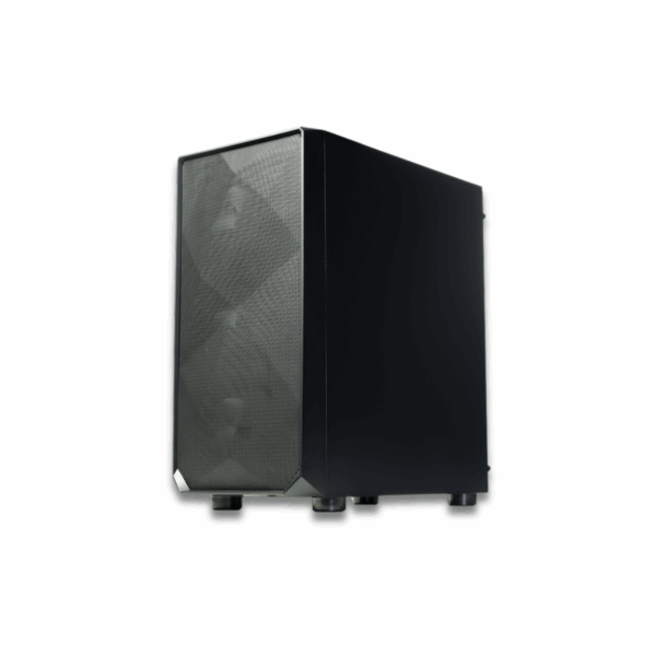 Tecware Forge M Black MATX Tempered Glass Case w/ 4x 120mm ARGB Fans - Image 2