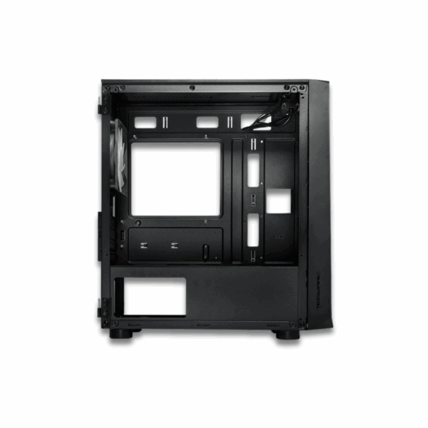 Tecware Forge M Black MATX Tempered Glass Case w/ 4x 120mm ARGB Fans - Image 3