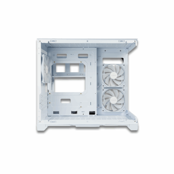 Tecware VXN Evo White MATX Dual Chamber Case with 3 ARGB Fans - Image 4