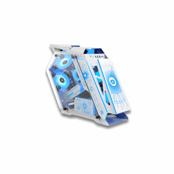 Inplay Thunder White w/ 6x 120MM ARGB Fans MATX - Image 4