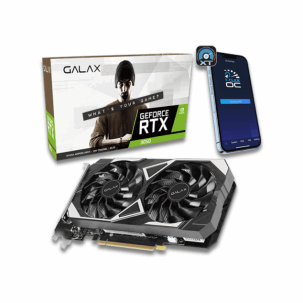 Galax Geforce RTX 3050 1-Click OC 6GB Black - Image 3