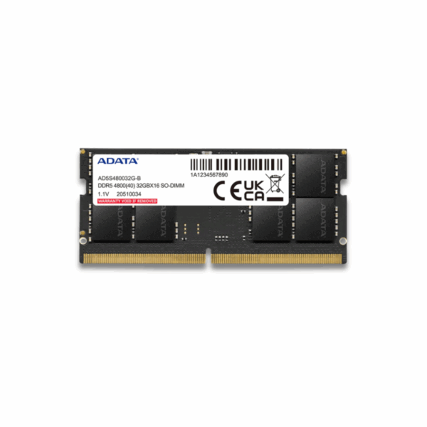 Adata 16GB 1x16GB DDR5 4800MHz SODIMM - Image 2