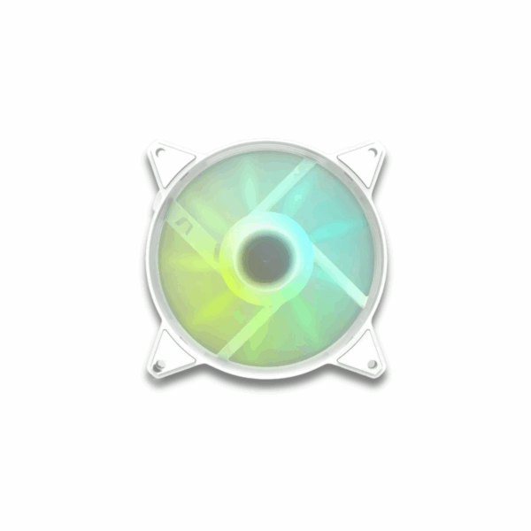 DarkFlash C6MS ARGB 3-in-1 120mm Fans White - Image 2