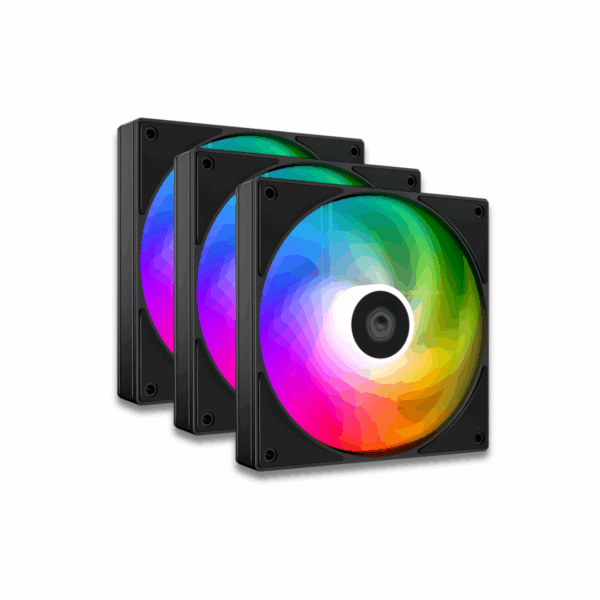 ID-Cooling AS-120-K 3-in-1 ARGB 120mm Fans Black - Image 4