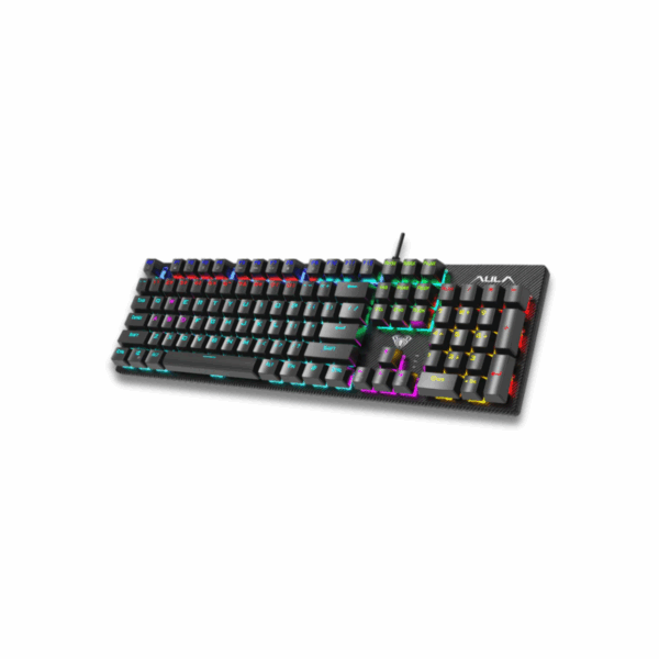 Aula Mountain S2022 Mechanical Keyboard Black w/ Blue Switches - Image 3