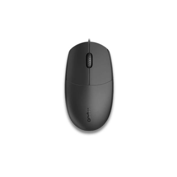 Rapoo N100 Wired Mouse Black - Image 2