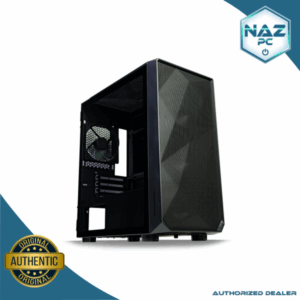 Tecware Forge M Black MATX Tempered Glass Case w/ 4x 120mm ARGB Fans