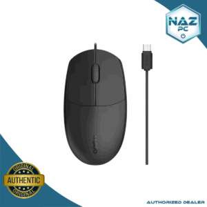 Rapoo N100C Wired Type-C Mouse Black