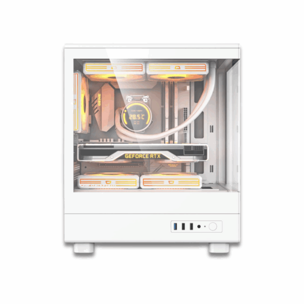 DarkFlash DB330M MATX Case White - Image 4