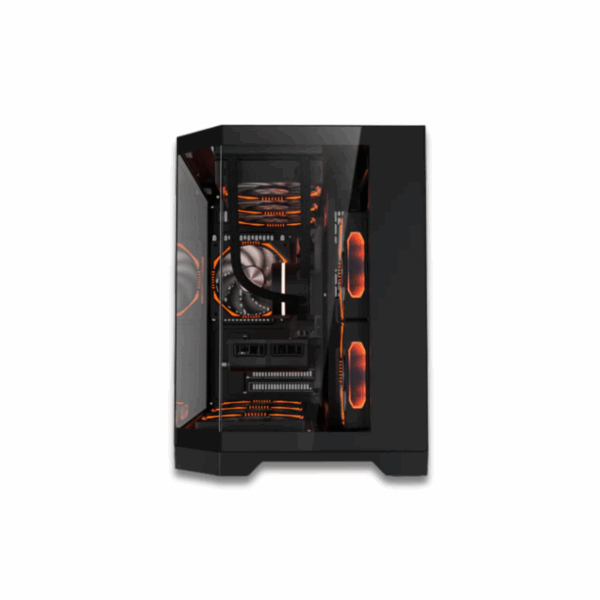 Coolman Spectra Dual Chamber MATX Case Black - Image 3