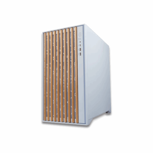 Tecware Timber White ATX Case w/ 4X 120mm Non-ARGB Fans - Image 4