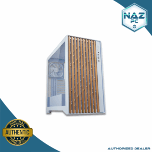 Tecware Timber White ATX Case w/ 4X 120mm Non-ARGB Fans