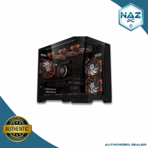 Coolman Spectra Dual Chamber MATX Case Black