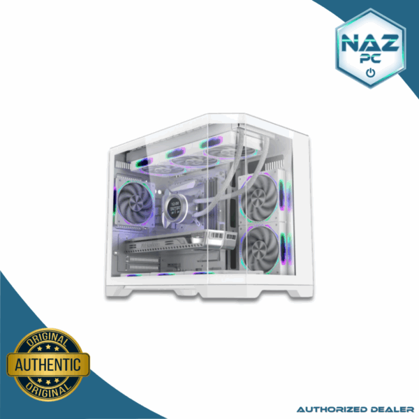 Coolman Spectra Dual Chamber MATX Case White