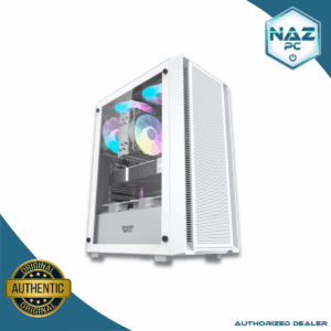 DARKFLASH A305 TG PANEL ATX CASE WHITE